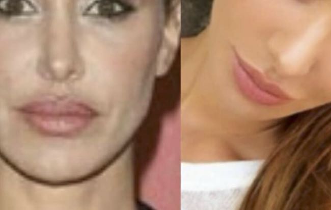 Belen Rodriguez ecco com'è con e senza trucco