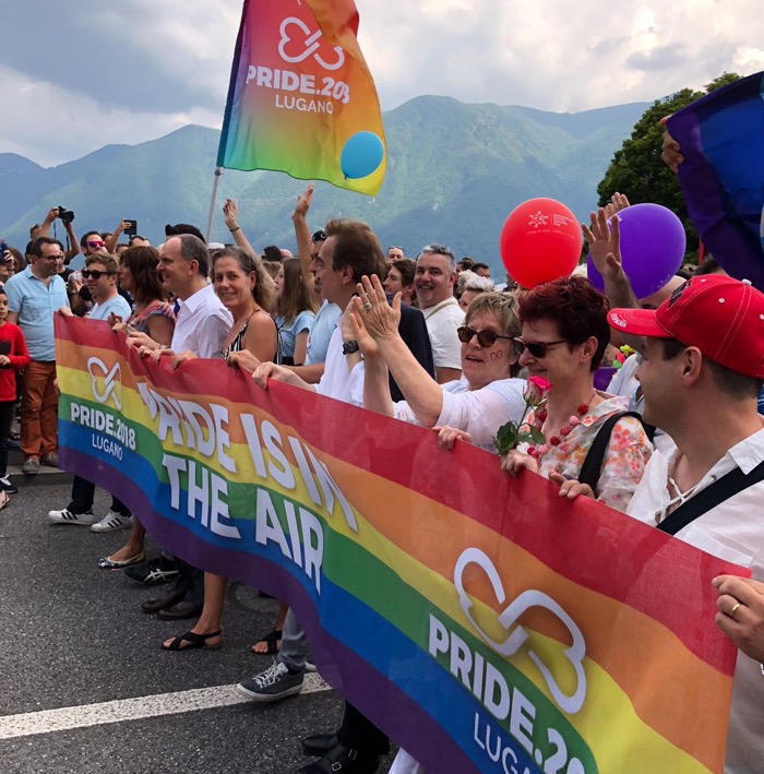 Gay Pride Lugano un evento ordinato e fatto di mille colori