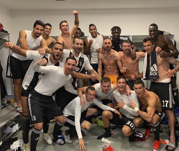 Cristiano Ronaldo ci porta negli spogliatoi della Juventus dopo la partita